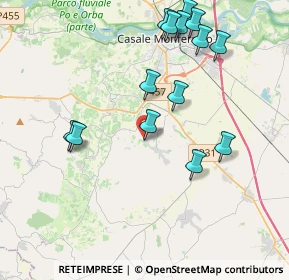 Mappa Strada Corte, 15030 Terruggia AL, Italia (4.25)