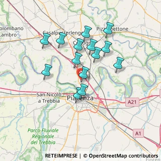 Mappa Via P. Borsellino, 26865 San Rocco al Porto LO, Italia (6.34286)