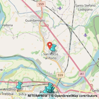 Mappa Via P. Borsellino, 26865 San Rocco al Porto LO, Italia (3.95909)