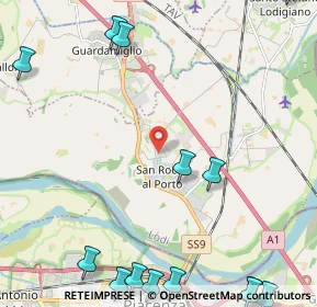 Mappa Via P. Borsellino, 26865 San Rocco al Porto LO, Italia (3.47071)