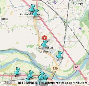 Mappa Via P. Borsellino, 26865 San Rocco al Porto LO, Italia (3.422)