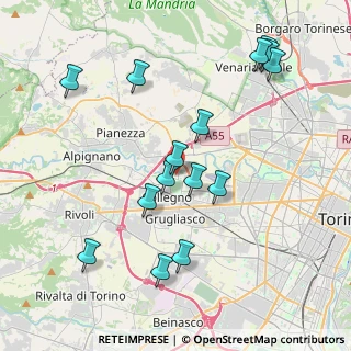 Mappa Strada S. Lorenzo, 10093 Collegno TO, Italia (4.25267)
