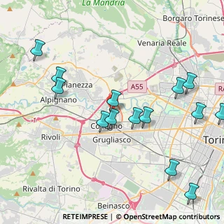 Mappa Strada S. Lorenzo, 10093 Collegno TO, Italia (4.73786)