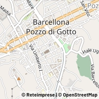地図 Barcellona Pozzo di Gotto