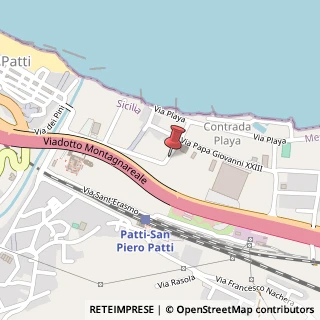 Mappa Via Papa Giovanni XXIII, 13, 98066 Patti, Messina (Sicilia)