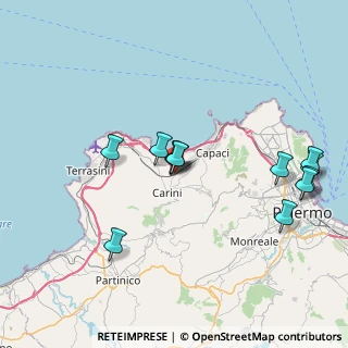 Mappa Via Dominici, 90044 Carini PA, Italia (8.83167)