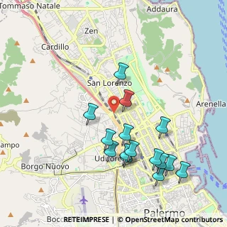 Mappa Via Monti Iblei, 90145 Palermo PA, Italia (2.294)