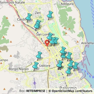 Mappa Via Monti Iblei, 90145 Palermo PA, Italia (2.26)