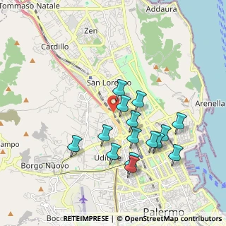 Mappa Via Monti Iblei, 90145 Palermo PA, Italia (2.00133)