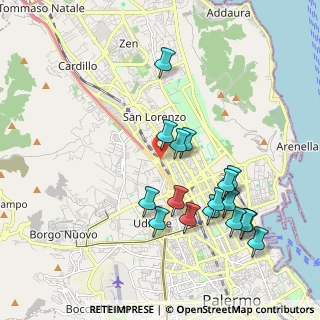 Mappa Via Monti Iblei, 90145 Palermo PA, Italia (2.24)