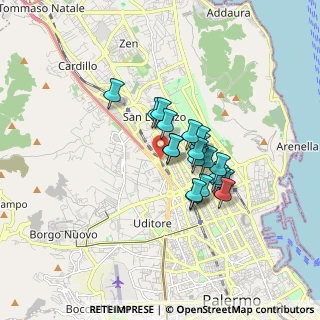 Mappa Via Monti Iblei, 90145 Palermo PA, Italia (1.3455)