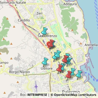 Mappa Via Monti Iblei, 90145 Palermo PA, Italia (2.09214)
