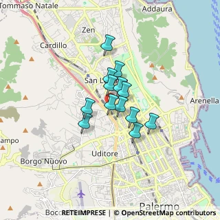 Mappa Via Monti Iblei, 90145 Palermo PA, Italia (1.13)