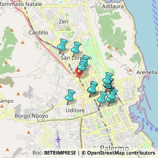 Mappa Via Monti Iblei, 90145 Palermo PA, Italia (1.59462)
