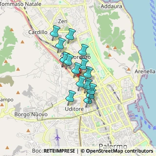 Mappa Via Monti Iblei, 90145 Palermo PA, Italia (1.31938)
