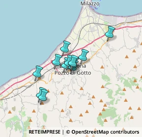 Mappa Via Trieste, 98051 Barcellona Pozzo di Gotto ME, Italia (2.50833)
