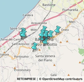 Mappa Via Trieste, 98051 Barcellona Pozzo di Gotto ME, Italia (1.03583)