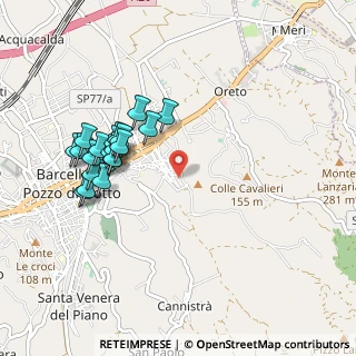 Mappa Largo S. Giorgio, 98051 Barcellona Pozzo di Gotto ME, Italia (1.0625)