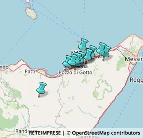 Mappa SS S. Antonino, 98051 Barcellona Pozzo di Gotto ME, Italia (7.44154)