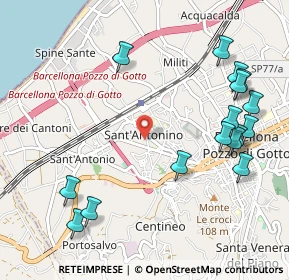 Mappa Via Giacomo Medici, 98051 Barcellona Pozzo di Gotto ME, Italia (1.405)