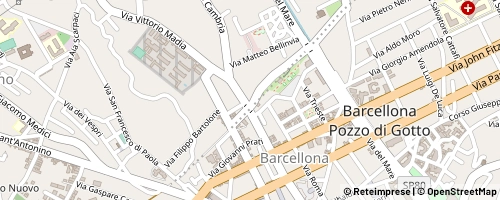 Mappa Barcellona Pozzo di Gotto