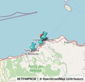 Mappa Traversa H, 98071 Capo d'Orlando ME, Italia (45.88154)