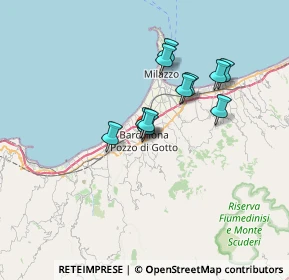 Mappa Via J. Kennedy, 98051 Barcellona Pozzo di Gotto ME, Italia (5.88273)