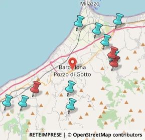 Mappa Via J. Kennedy, 98051 Barcellona Pozzo di Gotto ME, Italia (5.54167)