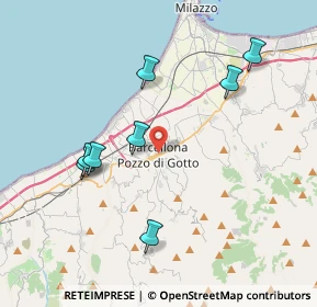 Mappa Via J. Kennedy, 98051 Barcellona Pozzo di Gotto ME, Italia (5.55636)
