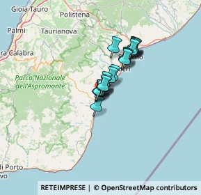Mappa Via Guglielmo Marconi, 89034 Bovalino RC, Italia (8.7155)
