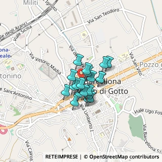 Mappa Via Cattafi Stefano, 98051 Barcellona Pozzo di Gotto ME, Italia (0.2695)