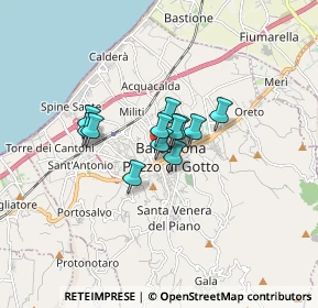 Mappa Via Cattafi Stefano, 98051 Barcellona Pozzo di Gotto ME, Italia (1.03083)