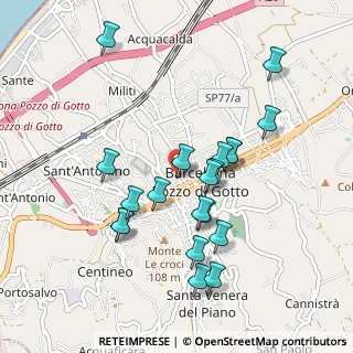 Mappa 70 Via Medaglia D'Oro, 98051 Barcellona Pozzo di Gotto ME, Italia (1.0115)
