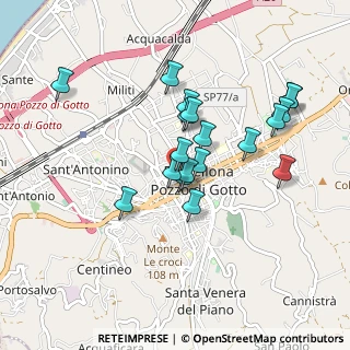 Mappa 70 Via Medaglia D'Oro, 98051 Barcellona Pozzo di Gotto ME, Italia (0.88263)