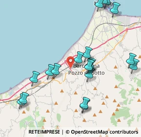 Mappa Via Marsala, 98051 Barcellona Pozzo di Gotto ME, Italia (5.305)