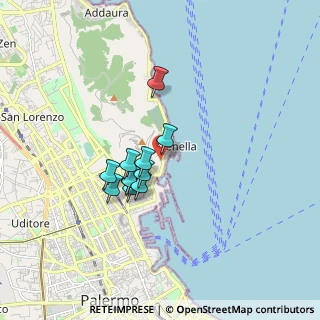 Mappa Via Papa Pio X, 90142 Palermo PA, Italia (1.38455)