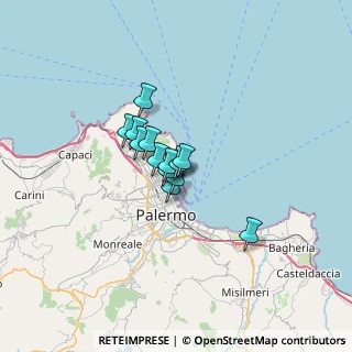 Mappa Via Pietro Bonanno, 90142 Palermo PA, Italia (4.00154)