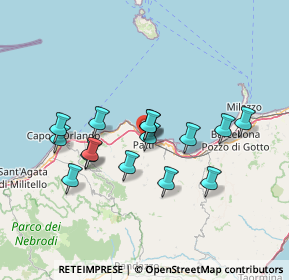 Mappa Via Ferriato, 98066 Patti ME, Italia (14.098)