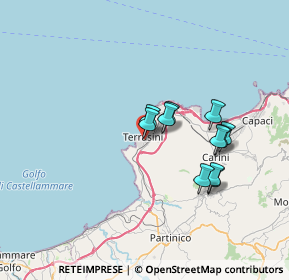 Mappa Via G. Matteotti, 90049 Terrasini PA, Italia (6.29818)