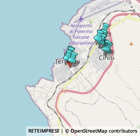 Mappa Via Giuseppe Garibaldi, 90049 Terrasini PA, Italia (1.56364)