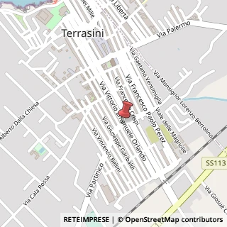Mappa Via G. Matteotti, 218, 90049 Terrasini, Palermo (Sicilia)