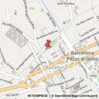 Mappa Vicolo Stazione, 17, 98051 Barcellona Pozzo di Gotto, Messina (Sicilia)