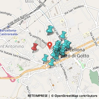 Mappa Via Luigi Zancla, 98051 Barcellona Pozzo di Gotto ME, Italia (0.3125)