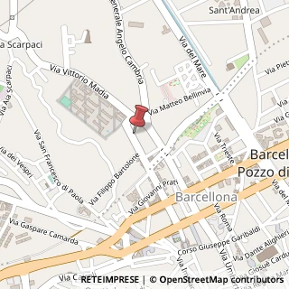 Mappa Via Luigi Zancla, 21, 98051 Barcellona Pozzo di Gotto, Messina (Sicilia)