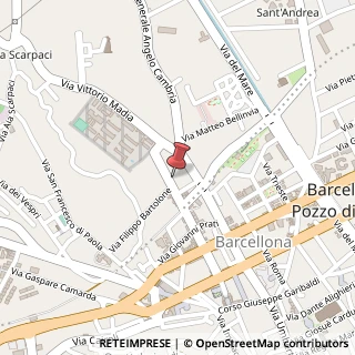 Mappa Via Luigi Zancla, 41, 98051 Barcellona Pozzo di Gotto, Messina (Sicilia)