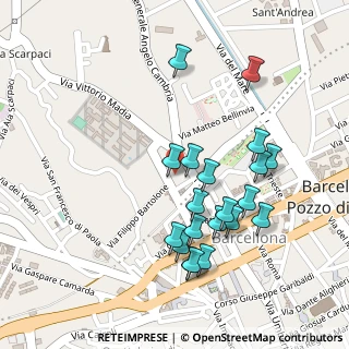 Mappa Via Luigi Zancla, 98051 Barcellona Pozzo di Gotto ME, Italia (0.266)