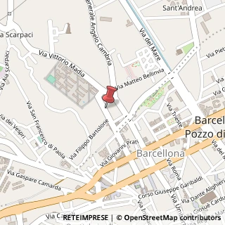 Mappa Via Luigi Zancla, 27, 98051 Barcellona Pozzo di Gotto, Messina (Sicilia)