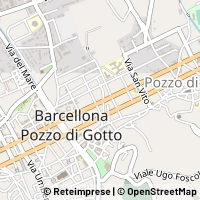 Térkép Barcellona Pozzo di Gotto