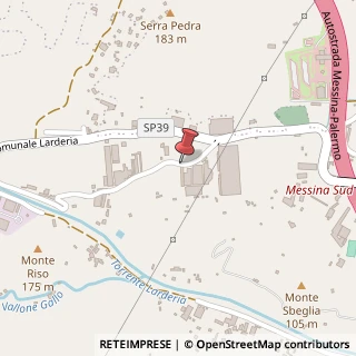 Mappa Larderia Inferiore, Località, 98129 Messina, Messina (Sicilia)