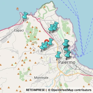 Mappa Via Luigi Cosenz, 90145 Palermo PA, Italia (3.41308)